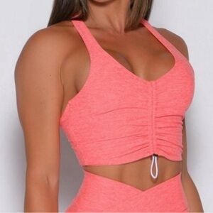 Bombshell Sportswear Enhance Toggle
Bra - Coral